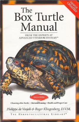 The Box Turtle Manual by Philippe de Vosjoli