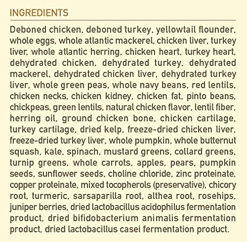 Orijen Dry Cat and Kitten Food Ingredients List Pet Territory