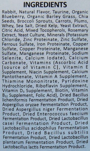 Wysong Ferret Archetype - Raw Ferret Food Ingredients List