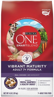 Purina ONE SmartBlend Vibrant Maturity Adult 7+ Formula Dry Dog Food