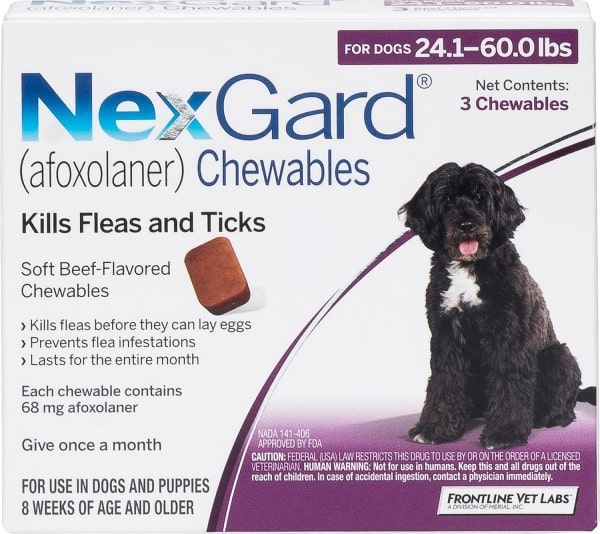 NexGard Chewable Tablets for Dogs-min