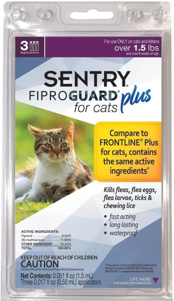 Sentry FiproGuard Plus Flea & Tick Squeeze-On-min