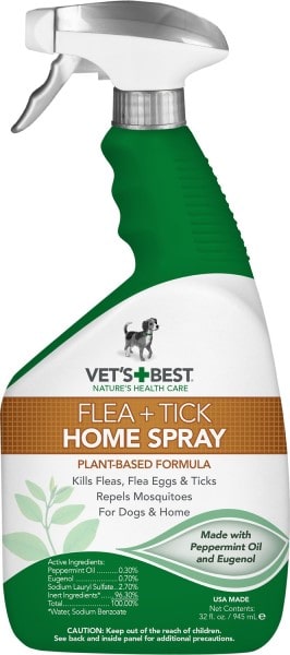 Vet's Best Dog Flea and Tick Home Spray-min