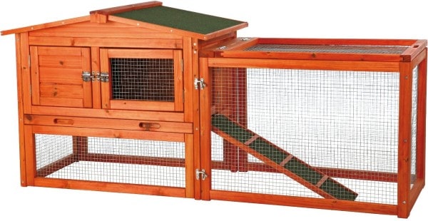 Trixie Small Animal Hutch with Outdoor Run-min