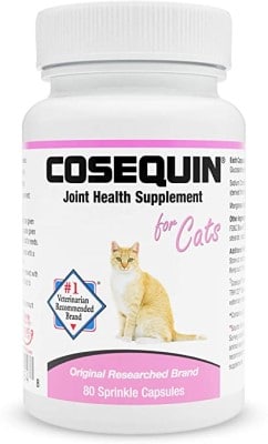 Nutramax Cosequin Capsules Joint Health Supplements best vitamins for older cats